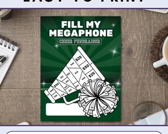 Fundraiser-Vorlage: Fill My Megaphone & Bow Tracker (druckbare PDF-Datei)