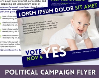 Szablon Canva na pocztówkę polityczną, EDDM Mailer (do pobrania cyfrowego)