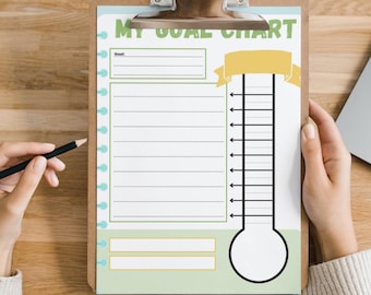 Wydrukowana tabela termometru celu: Visual Tracker (pobierz plik PDF)