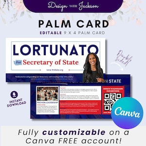 Può includere: Un design di biglietto da visita con il nome "LORTUNATO" per "Segretario di Stato". Il design include una foto di una donna, il testo "Double Sided" e il logo Canva. La scheda misura 22,86 x 10,16 cm ed è completamente personalizzabile.