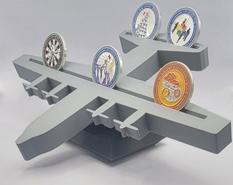 Unique Military Challenge Coin Display Stand Holder.