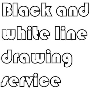 May include: Black and white line drawing service text in a bold, rounded font.