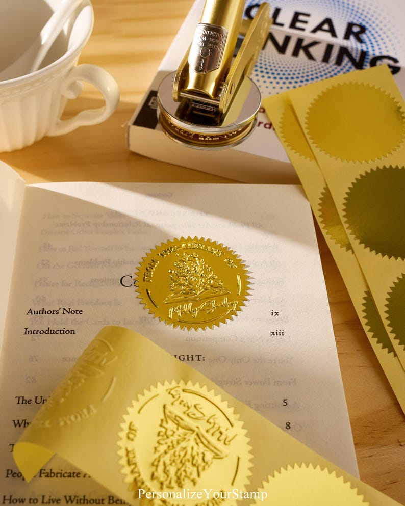 Stickers for Embossing Machine Stickers (HOT!): Gold & Silver Metallic ...