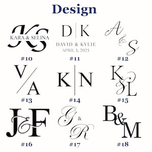 Embosseuse pour faire-part de mariage – Monogramme personnalisé, sceau personnalisé, papeterie de mariage, cadeau pour les jeunes mariés, tampon Forever Love