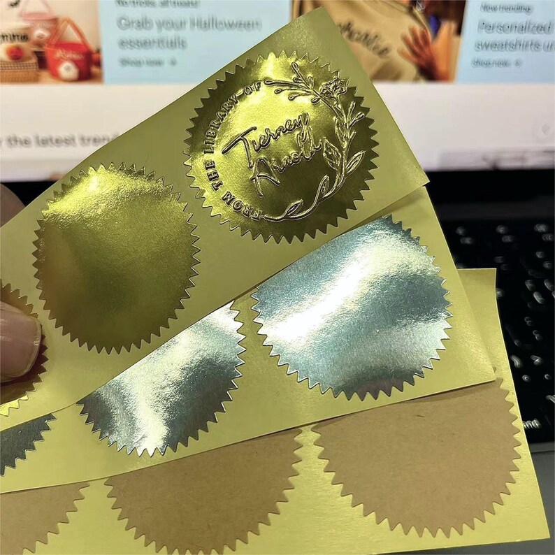 Stickers for Embossing Machine Stickers Etsy Australia