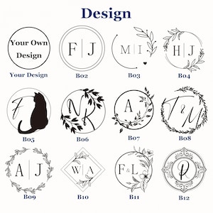 Embosseuse pour faire-part de mariage – Monogramme personnalisé, sceau personnalisé, papeterie de mariage, cadeau pour les jeunes mariés, tampon Forever Love