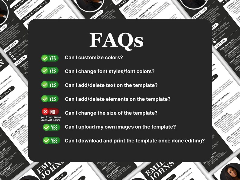 Professional Resume Template for Job Seekers, Simple and Modern Resume ...