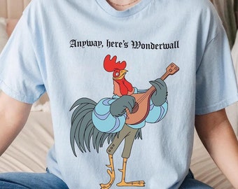 Robin Hood - Alan A Dale Shirt, Robin Hood Shirt, Alan A Dale Shirt, Rooster Shirt, Disneyland Shirt, Disneyworld Shirt