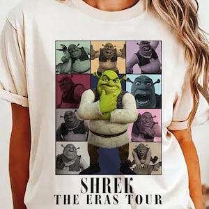 Shrek E ras Tour Funny Trending Shirt, Fiona and Shrek Tshirt, Funny Shrek Trending Tee, Shrek E ras tour Shirt, Funny Trending Shrek shirt