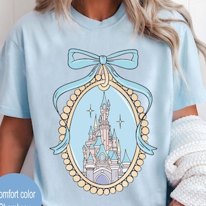 Comfort Color® Disney Castle Shirt, Princess castle Sketch, magical shirt, Vintage castle shirt, Disney Family Vacation, Disney Kids shirts.