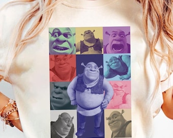 In My Shrek Era Shirt, Shrek Funny Trending Shirt, Fiona and Shrek Tshirt, Funny Shrek Trending Tee, Shrek Face Meme Shirt
