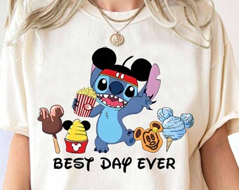 Stitch Snack Best Day Ever Shirt, Best Day Ever Stitch Snacks T-Shirt, Disney Snacks Shirt, Disney Stitch Snacks Shirt, Disney Stitch Gifts