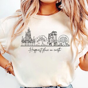 The Happiest Place One Earth Shirt, Disney Magical Castle Shirt, Mickey Castle Shirt, Disney Vacation Shirt, Magical Kingdom Shirt