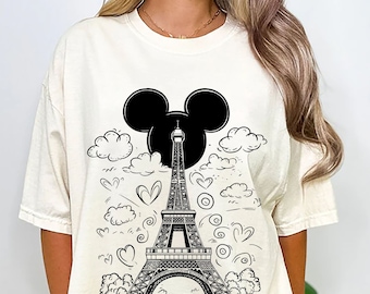 Disney Vacation Eiffel Tower Mickey Mouse Ears Shirt, Disneyland Paris T-Shirt, Eiffel Tower Mickey Shirt, Mickey Ears Shirt, Disney Paris