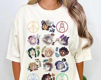The Owl House Characters Shirt, The Owl House Shirt, Disney The Owl House, Luz Noceda, Lumity, Hunter, Eda, Lilith & Hooty, Collector