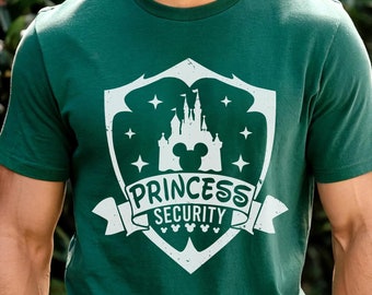 Retro Princess Security Shirt, Funny Dad Tshirt, Boyfriend Security Shirt, Boyfriend Birthday Gift, Disneyland Trip Tee, Fathers Day Gift