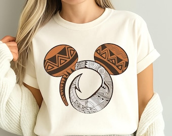Disney Maui Mickey Mouse Ears Shirt, Tropical Vacation Disney Tee, Hawaiian Mickey Ears Shirt for Beach Trips