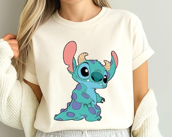 The Stitch Silly Shirt, Funny Lilo and Stitch Shirt, Disney Character Shirt, Cute Stitch Graphic Tee, Disney Vacation T-shirt