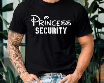 Princess Security Shirt, Disney Princess T-shirt, Security Shirt, Vacation Matching, Disney World, Disney Father's Day Shirt
