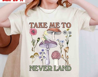 Vintage Disney Tinker Bell Take Me to Neverland Shirt, Tinkerbell 1953 Neverland Shirt, Disney Vacation Tee, Disneyworld Shirts