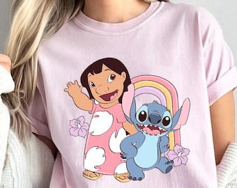 Lilo and Stitch Ohana Shirt, Vintage Disney Graphic Tee, Cute Hawaiian T-Shirt, Family Vacation Matching Outfit