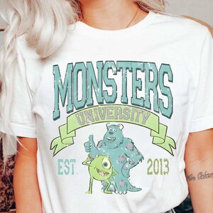 Monsters University 2013 Sullivan Mike Wazowski Shirt, Monsters University 2013 T-Shirt,  Magic Kingdom Shirt, Disneyland 2025 Vacation Tee