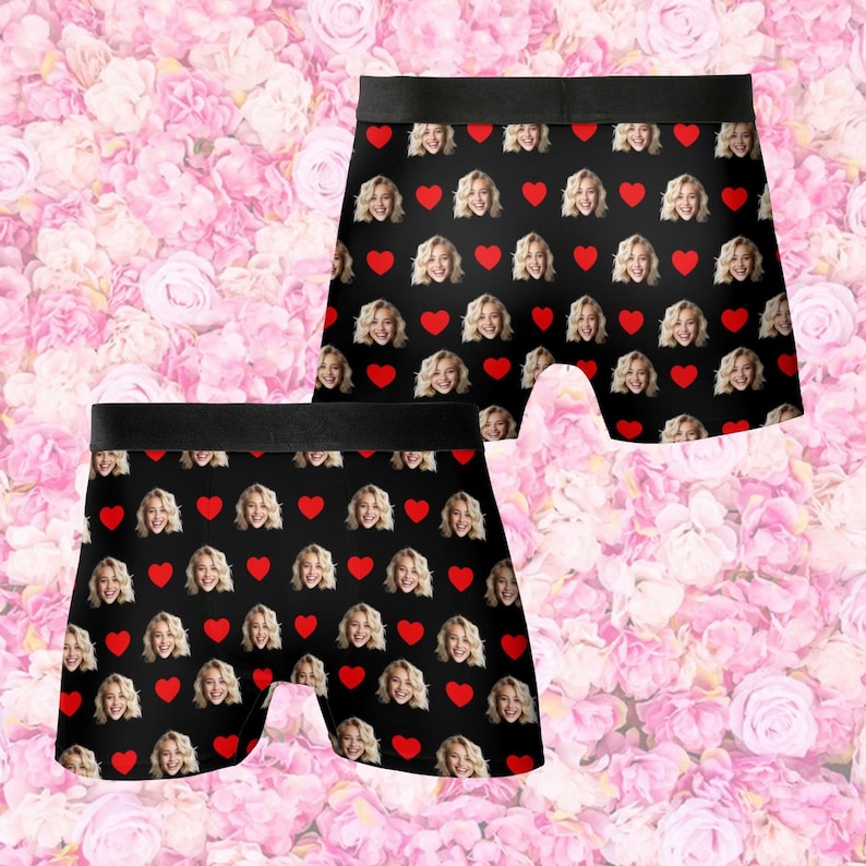 Custom Face Boxers, Custom Underwear for Him, Personalized Face Boxers ...