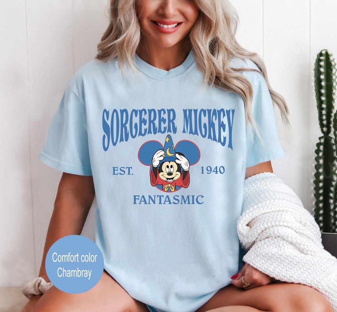 Retro Sorcerer Mickey Shirt, Fantasia Sorcerer Mickey T-shirt