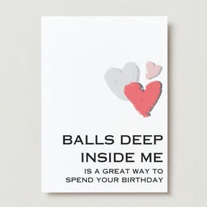 Carte d'anniversaire sale imprimable, carte pour mari, petit ami, partenaire, carte d'anniversaire sale, carte classée X pour lui, mari, petit ami