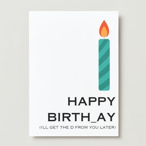 Carte d'anniversaire sale imprimable, carte pour mari, petit ami, partenaire, carte d'anniversaire sale, carte classée X pour lui, mari, petit ami