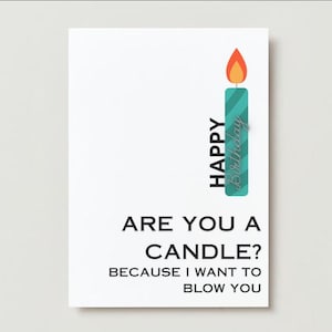 Carte d'anniversaire sale imprimable, carte pour mari, petit ami, partenaire, carte d'anniversaire sale, carte classée X pour lui, mari, petit ami
