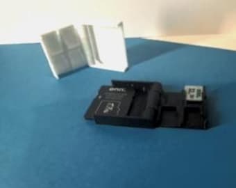 2er-Pack - Speicherkartenhülle - Aufbewahrungshalter - 1 SD-Karte und 4 Micro SD-Kartensteckplätze - Perfektes Fotografengeschenk