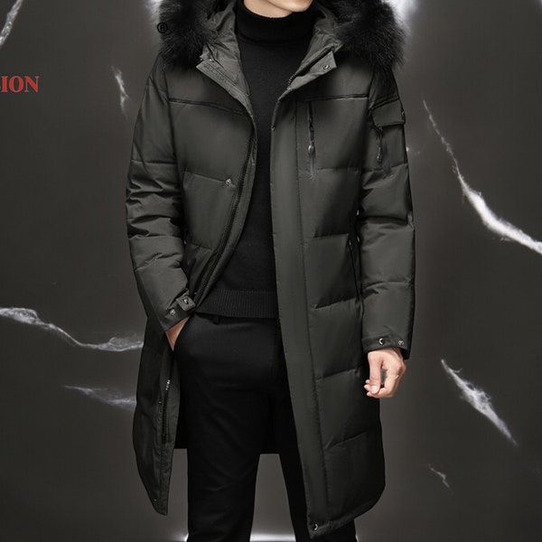 Men's Puffer Coat | Outdoor Long Jacket Clothes | Streetwear Fashion Design