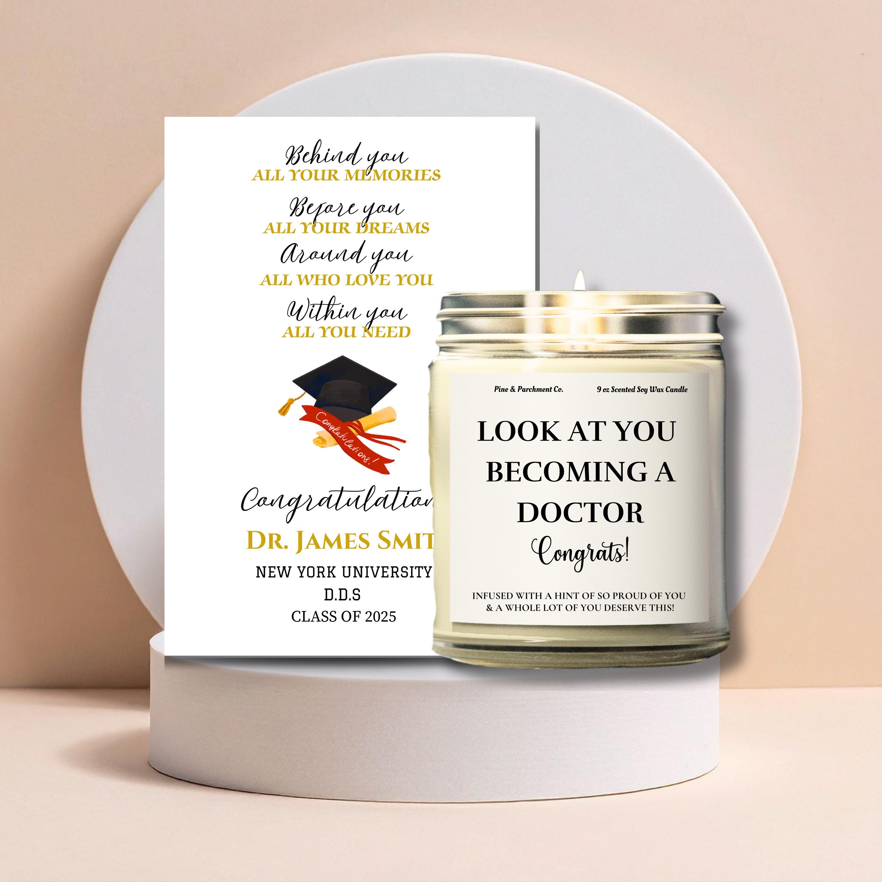 Personalized Doctor Graduation Card, Medical School Graduation Gift for ...
