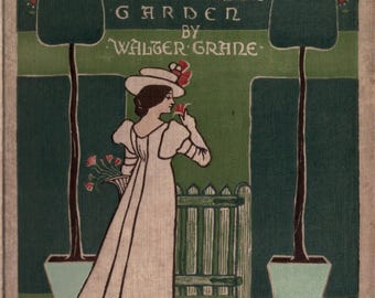 Poetry | A Floral Fantasy In An Old English Garden | Digital Download 46 Pages | Vintage 1800's | PDF