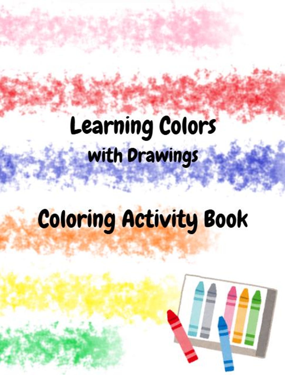 Colours Drawings.pdf Learning Colors With Drawings Coloring Book, Printable PDF - Etsy