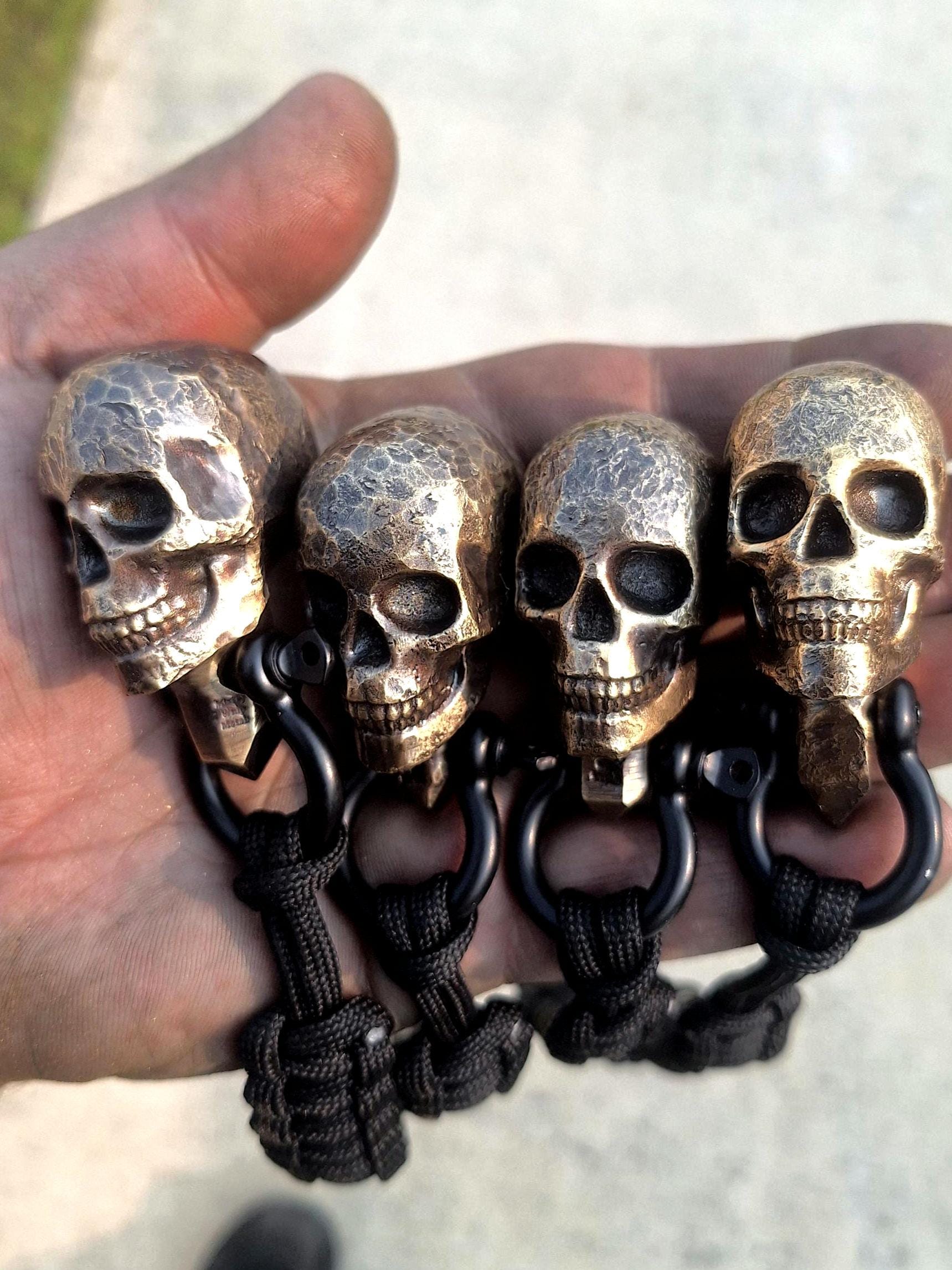 Brass Skull - Etsy