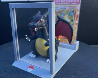 Charizard Shiny PSA Graded Card Display Stand 151 Pokemon TCG BGS Cgc Tag Promo Universal Grading Slabs one touch top loader
