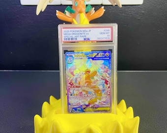 Mega Dragonite Ascended Heroes PSA Graded Card Slab Display Stand 151 Pokemon Mega Evolutions TCG BGS Cgc Tag Promo Universal Grading