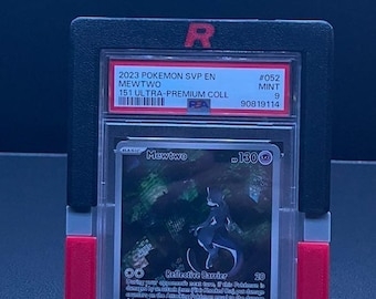 Team Rocket Ball PSA Graded Card Display Stand Wall Mount 151 Pokemon TCG