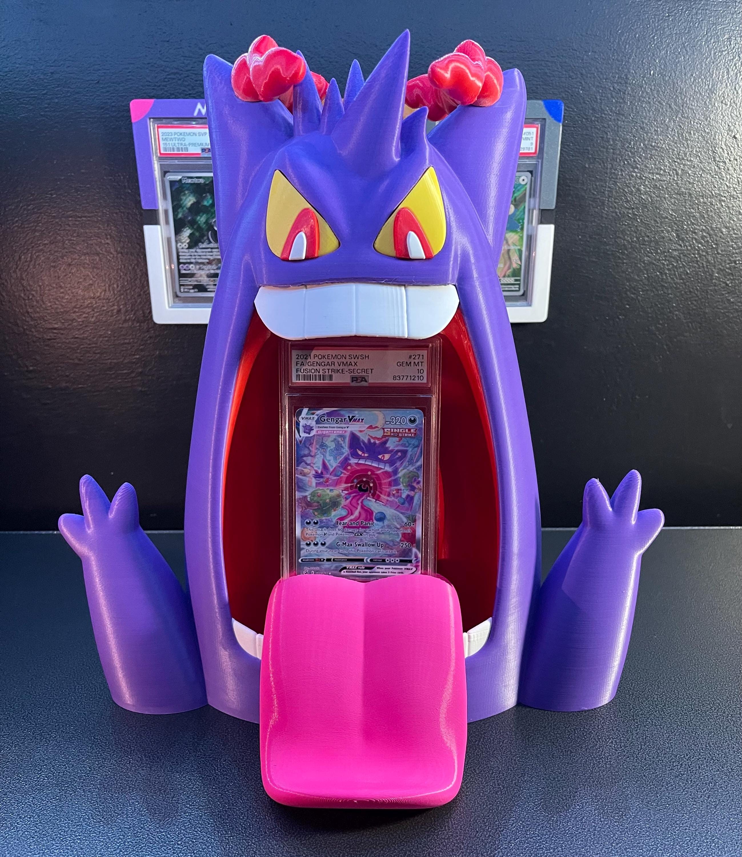 Gigantamax Gengar Vmax PSA Graded Card Display Stand Pokemon 151