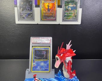 Shining Gyarados Neo Revelation PSA Graded Card Promo Display Stand Pokemon 151 promo TCG Bgs Cgc Tag Universal Grading Slabs