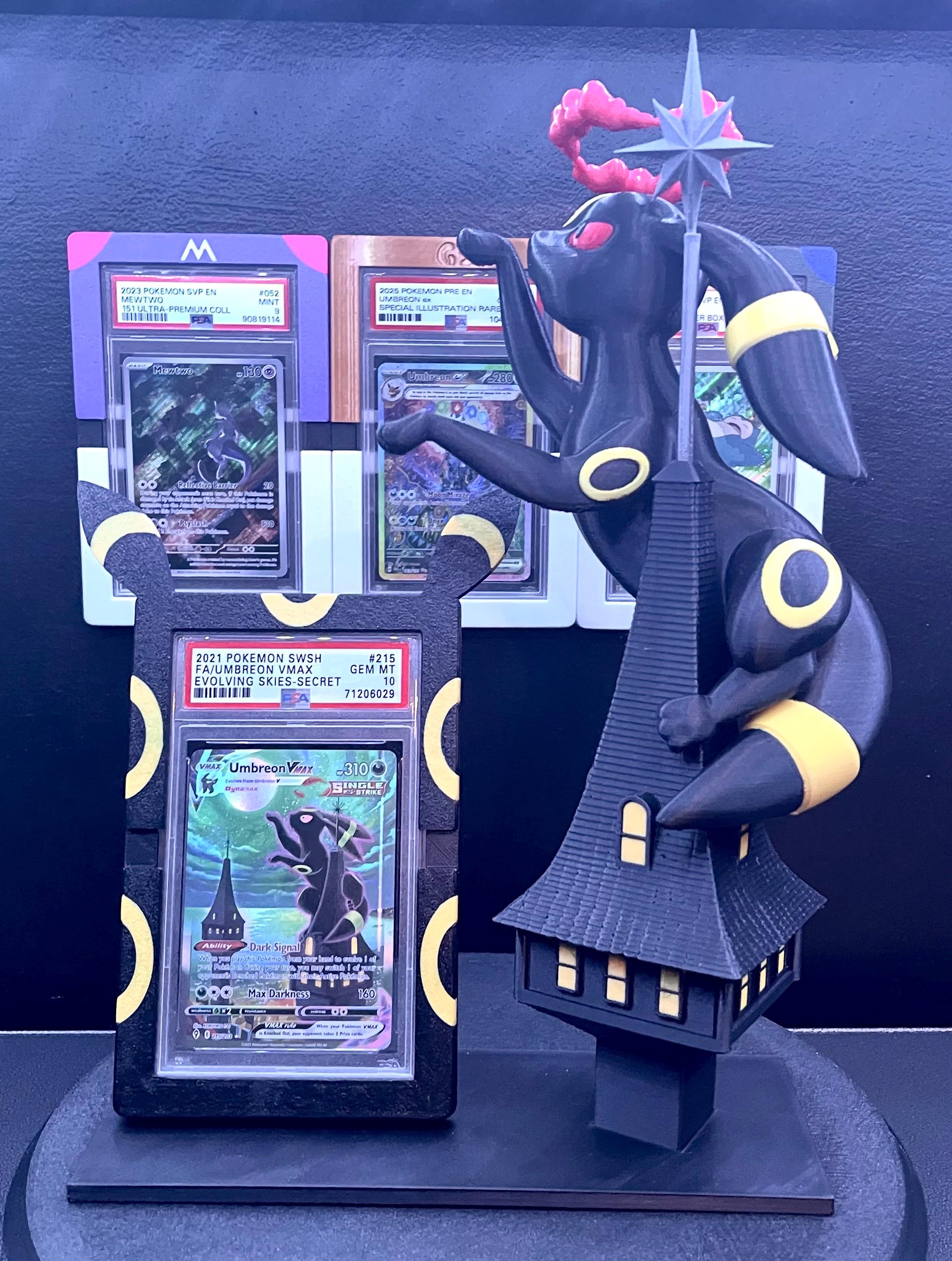 Umbreon VMAX ホロカード + スタンド Umbreon VMAX 2022 Sword & Shield: Brilliant Stars #TG23/TG30 Holo