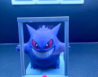 Gengar PSA Graded Card Display Stand 151 Pokemon TCG BGS Cgc Tag Promo Universal Grading Slabs one touch top loader