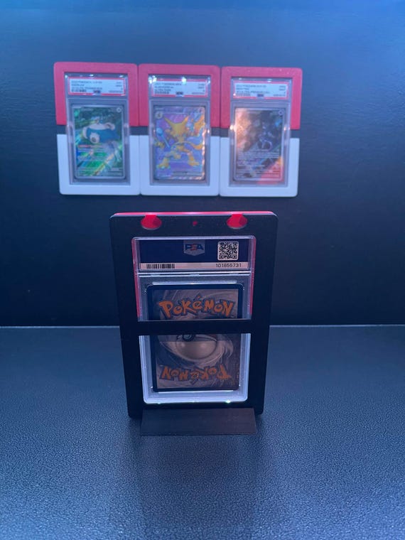 Pokeball PSA Graded Card Display Stand Wall Mount 151 Pokemon TCG
