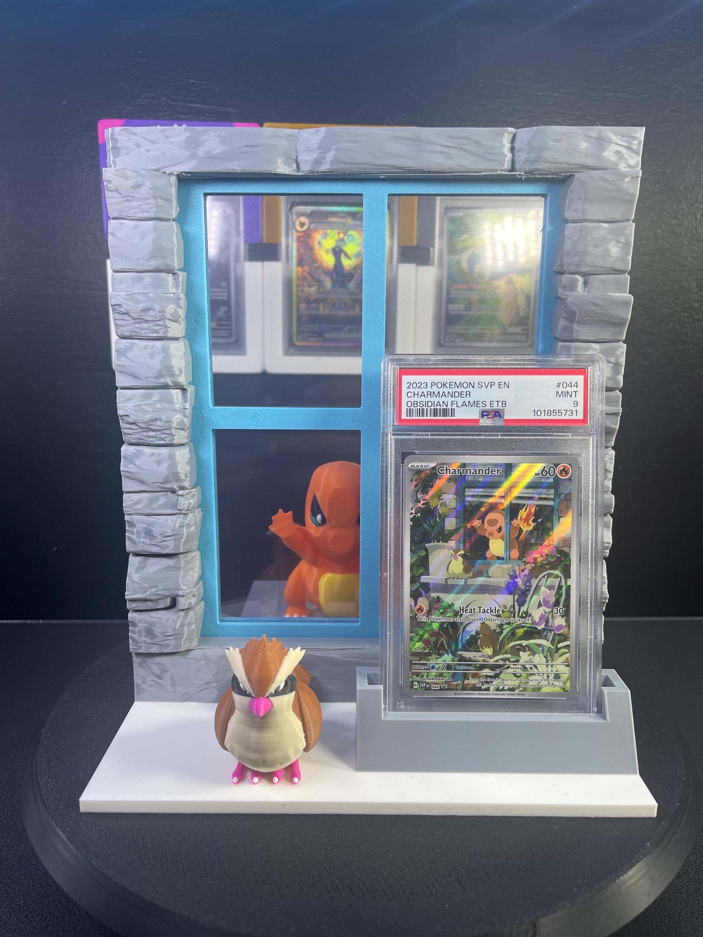 Charmander Promo With Pidgey XL PSA Window Card Display Stand 151 Jealous Pokemon  Tcg BGS Cgc Tag Universal Grading Slab Onetouch Top Loader - Etsy