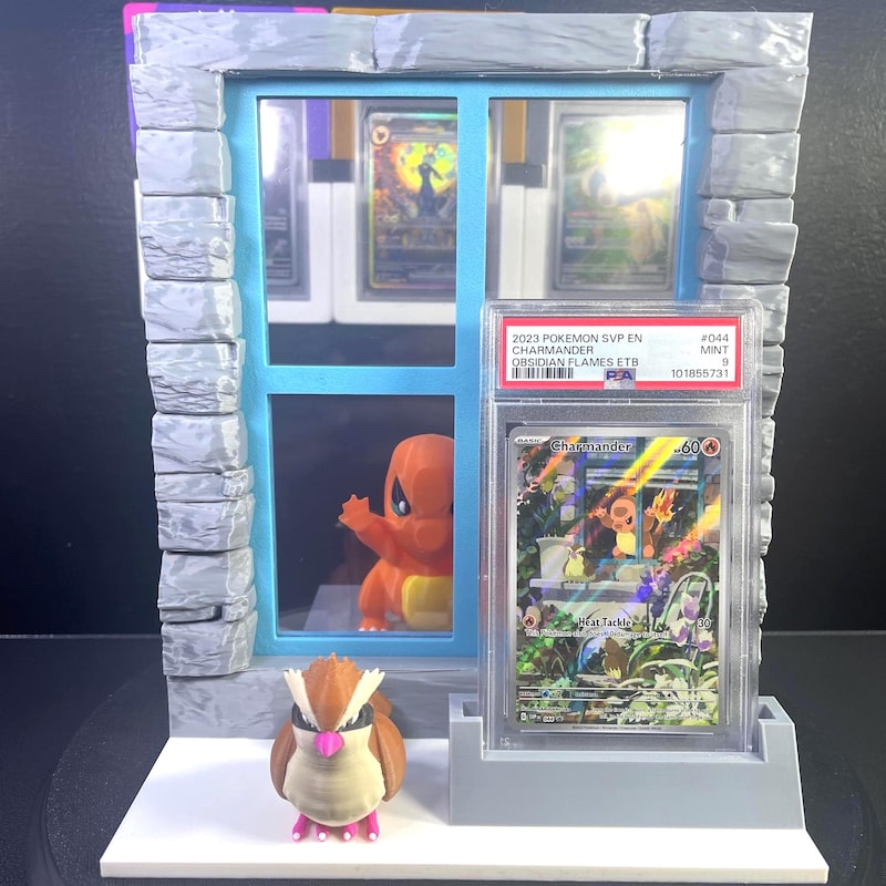 Window Card Display Charmander Window Card - Etsy