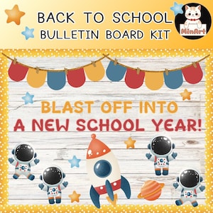 Back to school Bulletin Board Kit, Back to school Door Decorations!