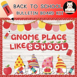 Back to school Bulletin Board Kit, Back to school Door Decorations!