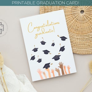 Graduation Card, Printable 5x7 Card